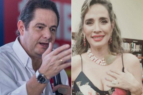 Germán Vargas Lleras y Luly Bossa