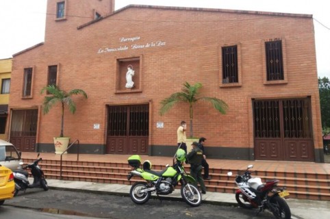 Robo en iglesia en Medellín