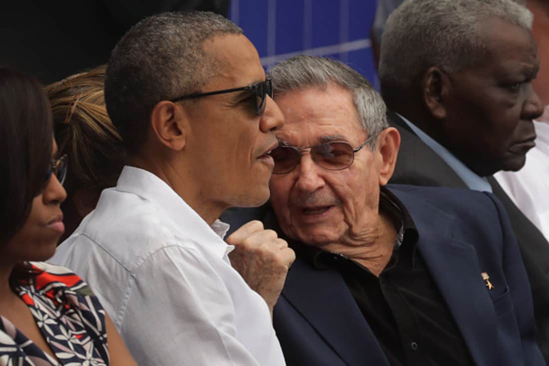 Raúl Castro y Obama