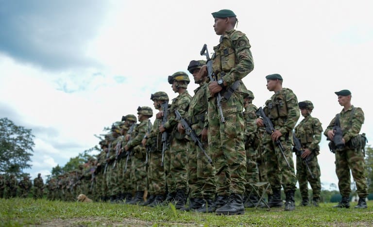 Soldados colombianos