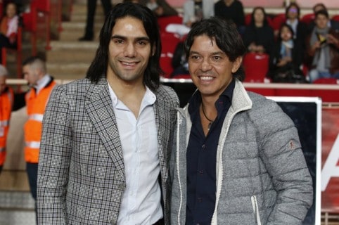 Falcao García y Marcelo Gallardo