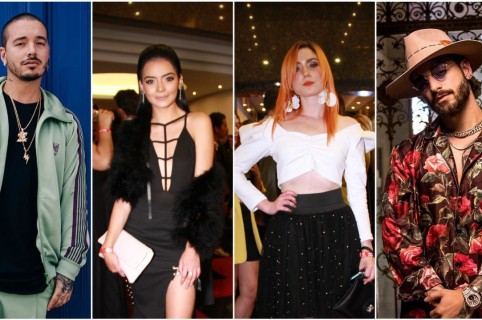 J Balvin, Majo Vargas, Carolina López y Maluma