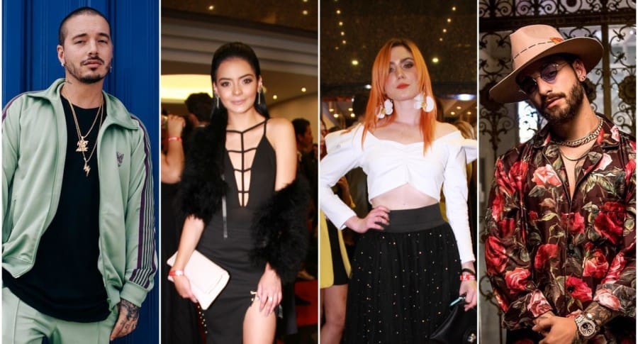 J Balvin, Majo Vargas, Carolina López y Maluma J Balvin, Majo Vargas, Carolina López y Maluma