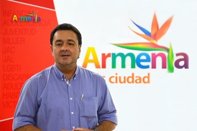 Alcalde de Armenia Carlos Mario Álvarez