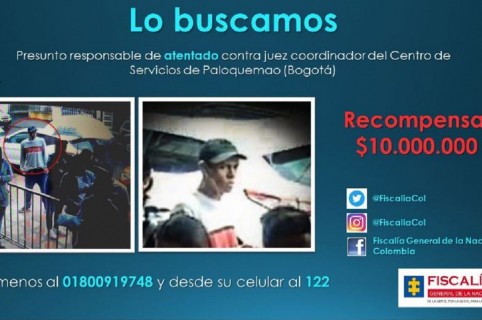 Este hombre es el acusado del intento de homicidio contra el funcionario judicial