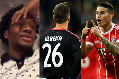 Juan Cuadrado / Sven Ulreich / James Rodríguez