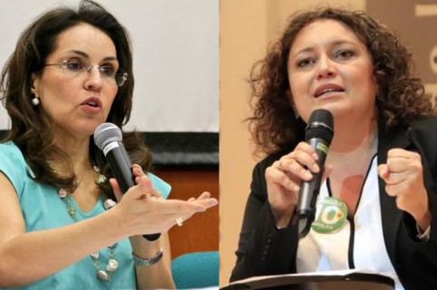 Viviane Morales y Angélica Lozano