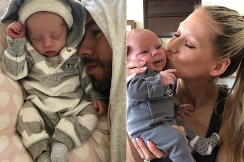 Enrique Iglesias, cantante, y Anna Kournikova, extenista, con sus bebés Nicholas y Lucy.