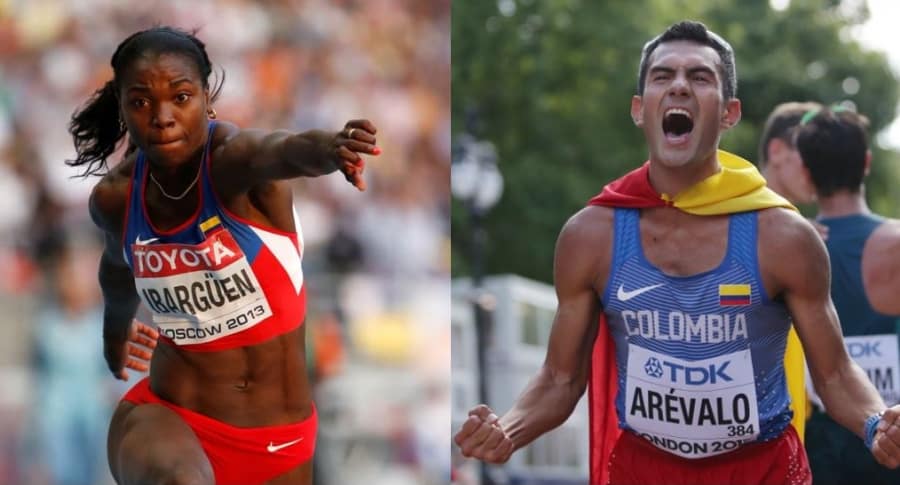 Caterine Ibargüen y Éider Arévalo
