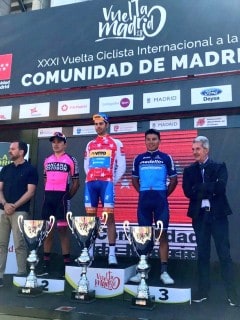 Podio Vuelta a Madrid
