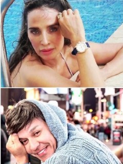 Julián Román, actor; Luly Bossa, actriz; y Beto Pérez, bailarín.1