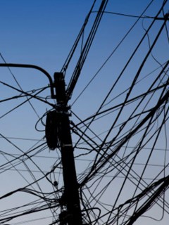 Cables de alta tensión.