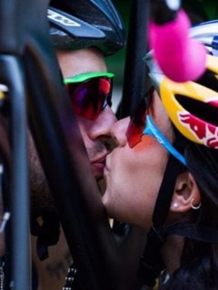 Mariana Pajón y Vincent Pelluard