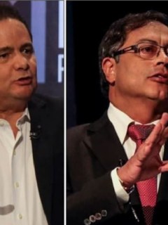 Germán Vargas Lleras y Gustavo Petro