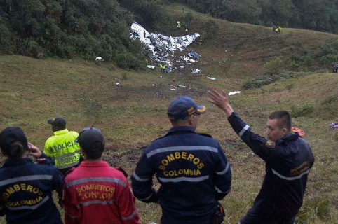 Accidente vuelo de Chapecoense en Medellín