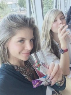 Angélica Jaramillo y Sofía Jaramillo