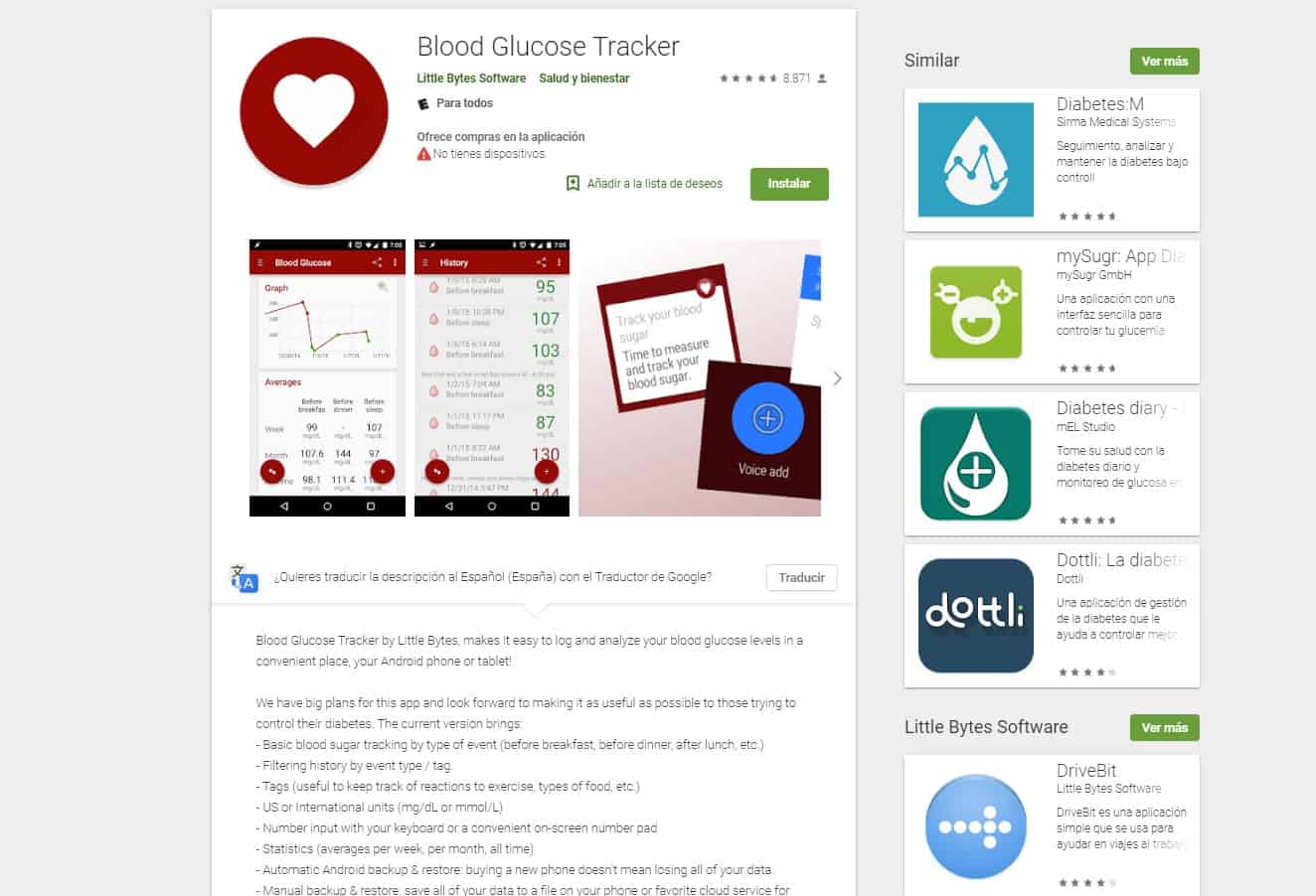 Blood Glucose Tracker