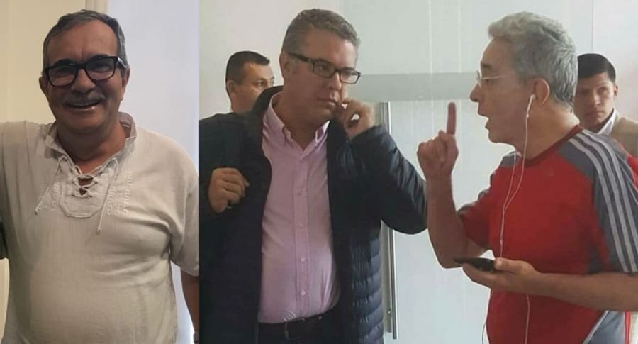 'Timochenko', Iván Duque y Álvaro Uribe