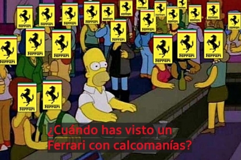 Meme de Ferrari.