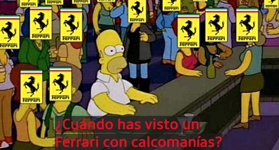 Meme de Ferrari.