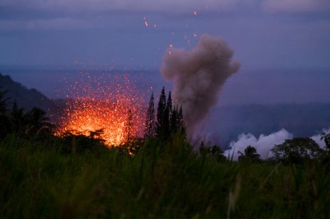 Volcán Kilauea, en Hawái