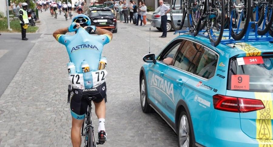 Carro del equipo Astana