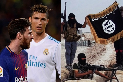 Messi, Cristiano Ronaldo y Estado Islámico