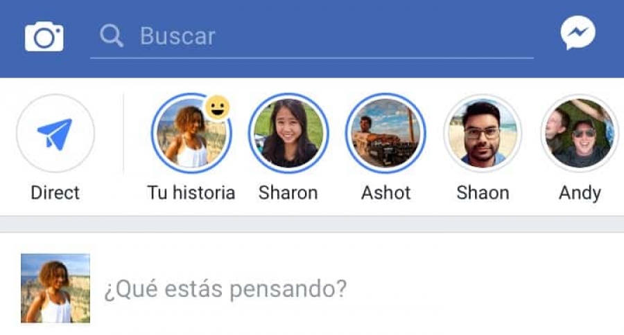 Facebook Historias