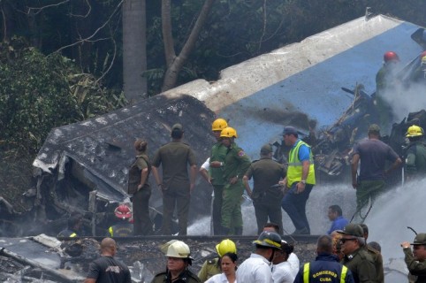 Accidente de avión cubano