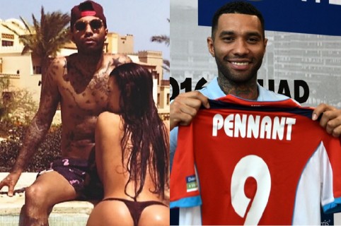 Jermaine Pennant y Alice Goodwin
