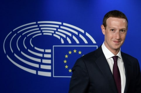 Zuckerberg en Europa