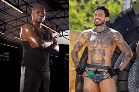 Freddy Rincón, exfutbolista, y Mateo Carvajal, ganador del 'Desafío' 2017.