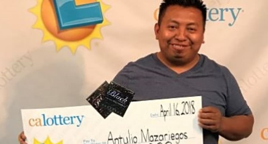Ganador de lotería en California.
