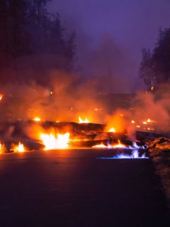 Erupción de volcán Kilauea
