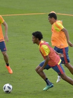 Entrenamiento de la Selección Colombia