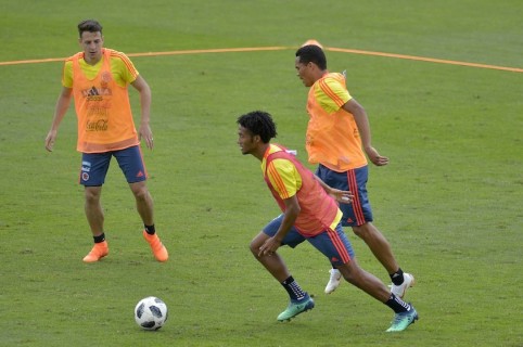 Entrenamiento de la Selección Colombia