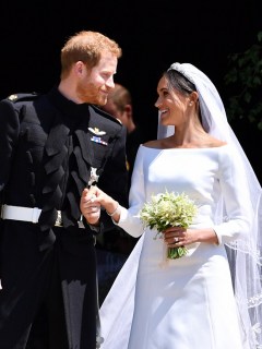 Príncipe Harry y su esposa Meghan Markle.