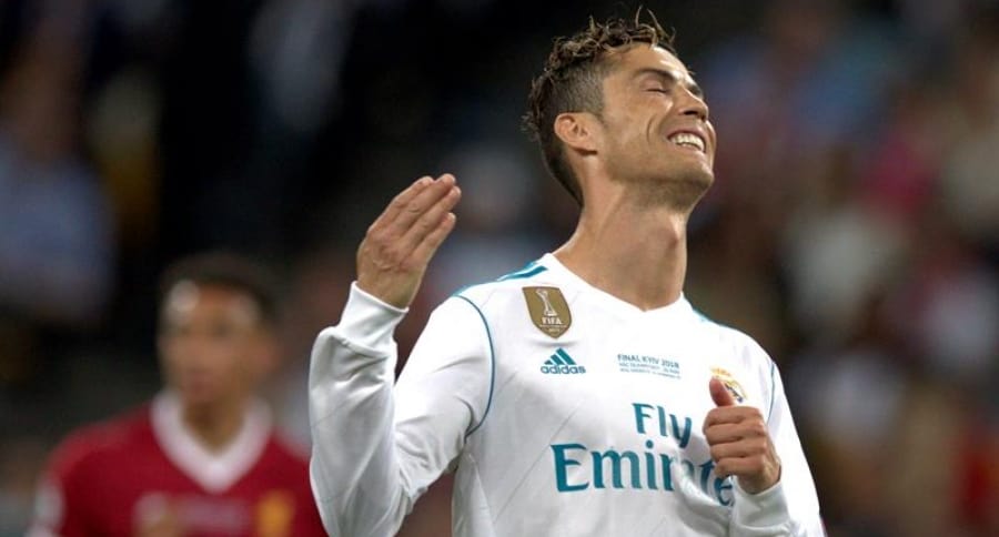 Cristiano Ronaldo durante la final de la Champions League
