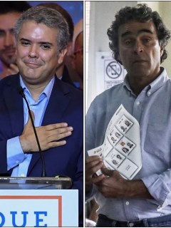 Iván Duque, Sergio Fajardo y Gustavo Petro