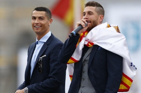 Cristiano Ronaldo y Sergio Ramos