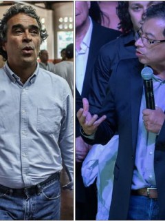 Sergio Fajardo y Gustavo Petro
