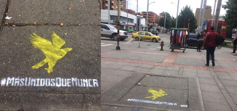 Grafitis en las calles de Bogotá