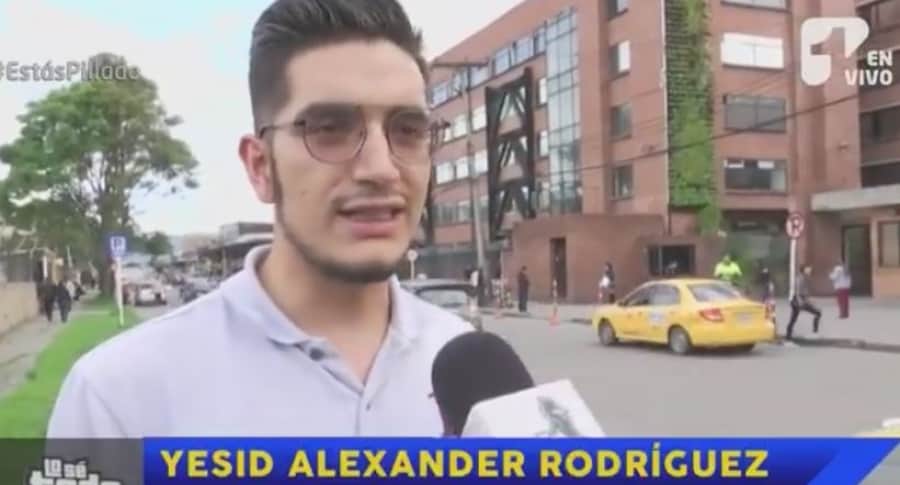 Yesid Alexánder Rodríguez, taxista acusado de cobrar demás en un servicio