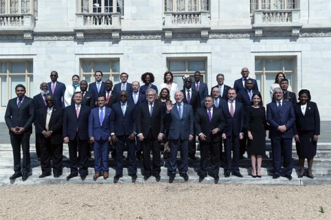 Cancilleres y embajadores de países miembros de la OEA en Washington