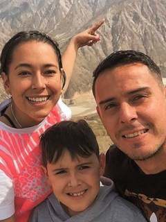 Familia de Luis Delgado