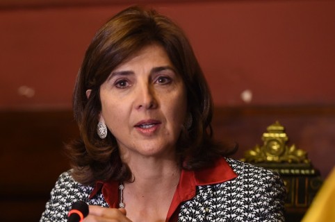 María Ángela Holguín, canciller colombiana