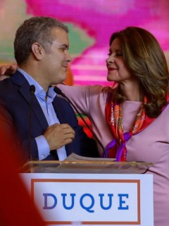 Duque y Marta Lucia Ramírez