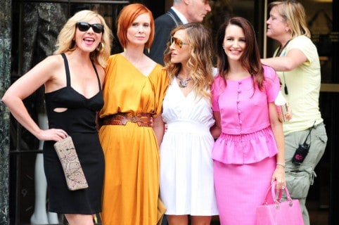 Kim Cattrall, Cynthia Nixon, Sarah Jessica Parker y Kristen Davis