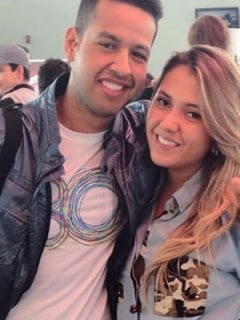 Martin Elias y su esposa