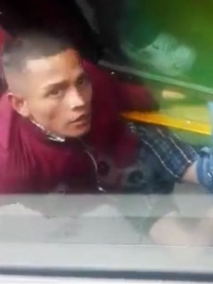 Presunto ladrón atrapado
